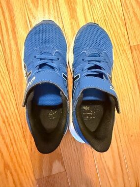 Asics Contend Royal Blue Kids Velcro Sneakers
